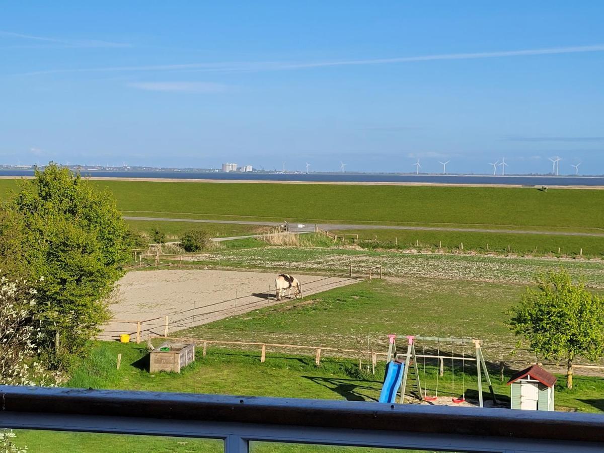 Villa Ferienhaus Wattenmeerblick Nordstrand Exterior foto