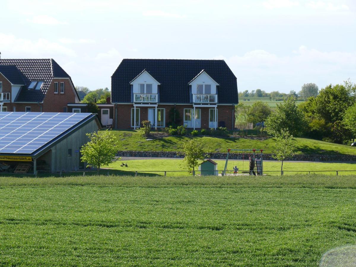 Villa Ferienhaus Wattenmeerblick Nordstrand Exterior foto